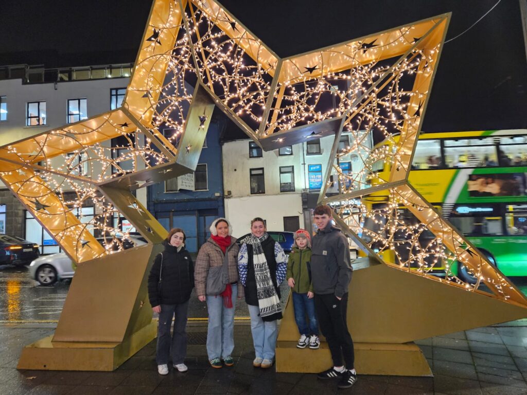 Ireland Adventure Family at Christmas